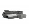 Rohová sedacia súprava Bodie V pravá sivá