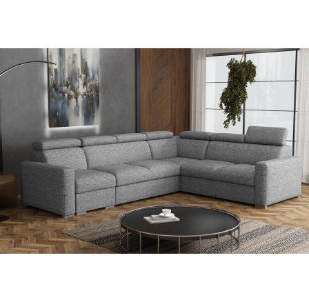 Sedacia súprava Petrit V pravá Aragon sivá