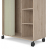 Šatníková skriňa HARMONY 119, Jackson hickory/béžová 