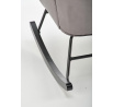 Hojdacie kreslo BAZALTO, Sivá