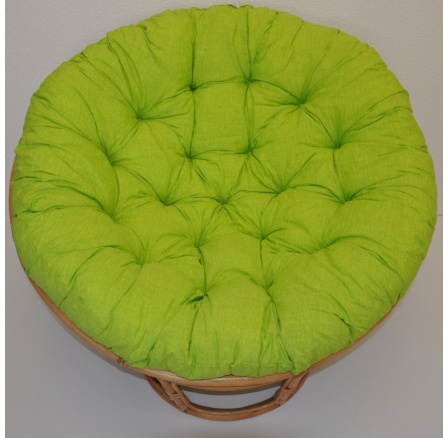 Vankúš deluxe pre kreslo papasan 100 cm - svetlozelená látka
