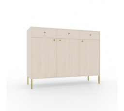 Komoda 3D 3S Tili Béžová piesková+Béžová piesková