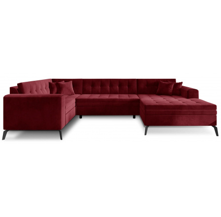 Sedacia súprava v tvare U MONTEZ, Loco 25 Pravá