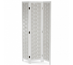 Paraván, masiv, bílá, EF-L186 WT