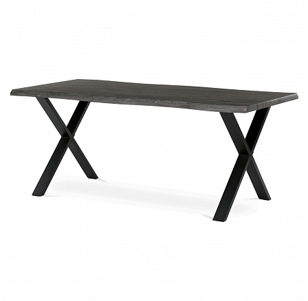 Jídelní stůl 180x90cm, mdf, šedý dub, HT-F4318 GREY Jídelní stůl 180x90cm, mdf, šedý dub, HT-F4318 GREY