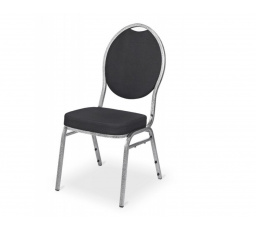 Kreslo banketové Herrmann velúr čierne