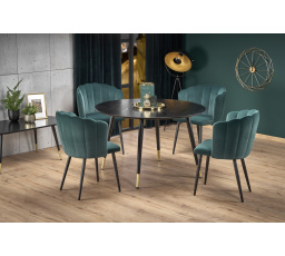 Jedálenský stôl EMBOS, čierny