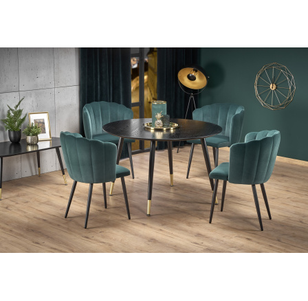 Jedálenský stôl EMBOS, čierny