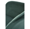 Jedálenská otočná stolička K535, Tmavozelená/Čierna