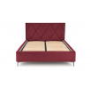 Posteľ MODULO W4 160 - Čelo postele, Bordó Monolith 59
