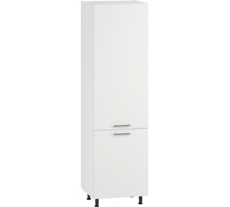 VENTO DL-60/214 spodná vysoká skrinka čelo: biely mat (2p=1ks) skrinka pre vstavanú chladničku
