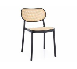 Jedálenská stolička BALI, béžová/čierna