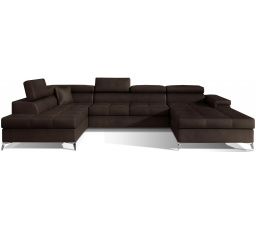 Rohová sedacia súprava v tvare U EDUARDO, Monolit 29 ľavá