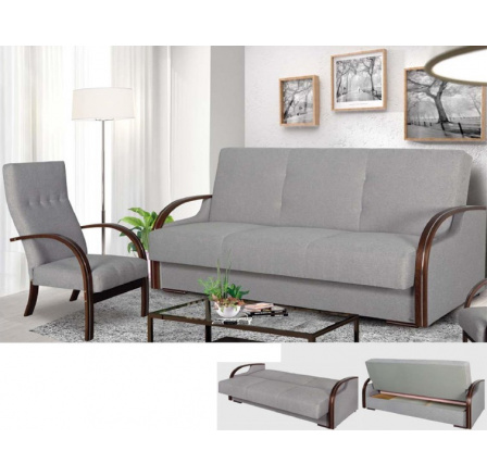 POHOVKA LUX + KRESLO LUX