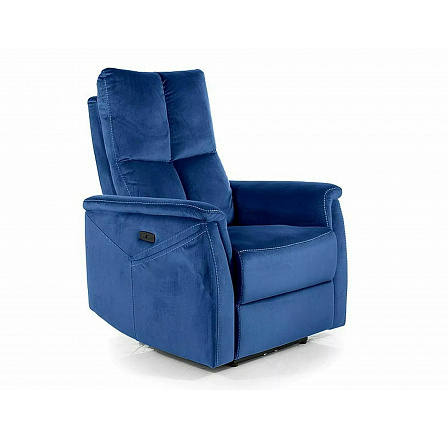 Polohovateľné kreslo NEPTUN M, Modrý Bluvel 86 Polohovateľné kreslo NEPTUN M, Modrý Bluvel 86