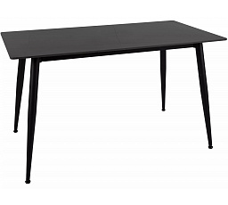 Jedálenský stôl RION, Čierna/efekt mramoru