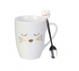 Hrnček Mačiatko s lyžičkou 350 ml