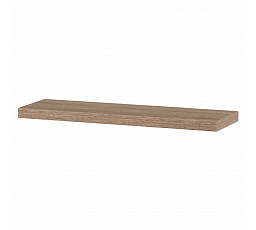 Nástenná polica 90 cm, MDF, 3D dekor dub sonoma, balené v ochrannej fólii