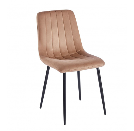 Stolička velvet cappuccino K17-FX