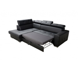 Rohová sedacia súprava MARGO I 265×185 prírodná koža - Ľavá strana, prírodná koža - voliteľná farba