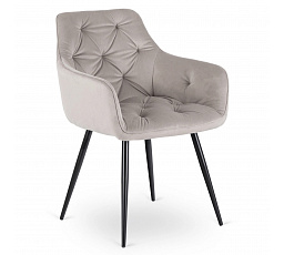 Stolička MODESTO Sivá Zamatová