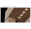 RTV truhlica LIVINIO L10 Ribbeck / Biely lesk