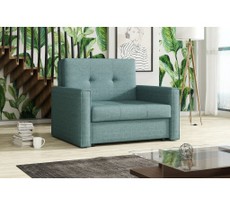 Modré rozkladacie kreslo Vivian Bis I