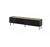 TV komoda ONDA 4D, čierna / dub artisan