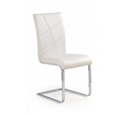 Jedálenská stolička K108, biela