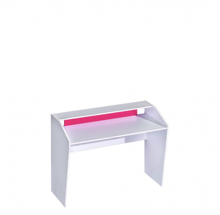 TRUFEL 9- Desk 120 (Trafiko 9) - biely/ružový (DO) (K150-Z)