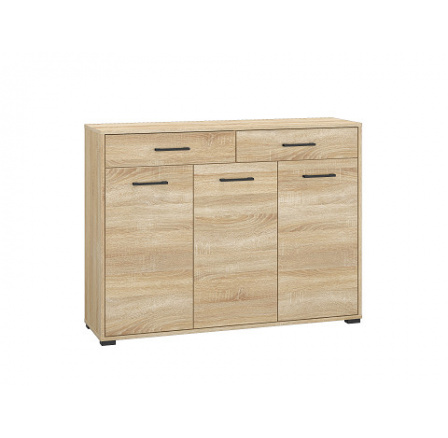 CAMERON 11- Komoda 3D2S, laminovaný dub sonoma (ML) (CARO11=PACKAGES)(K150-E) NOVINKA