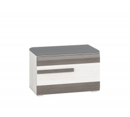 Skriňa na topánky BLANCO 21N snow pine/MDF new grey