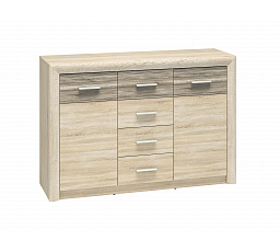 Komoda CASTEL 09, svetlá Sonoma / Sonoma Trufla