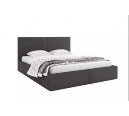 Posteľ HILTON bez matraca, 160x200 cm, Grafit