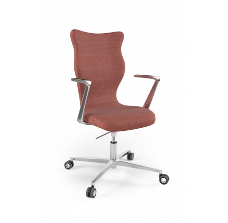 Kancelárske otočné kreslo KYLIE PLUS , leštené Palladium 02 veľkosť 7