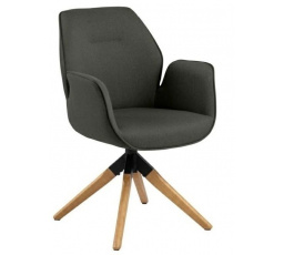 Otočná stolička Aura tmavošedá auto re turn