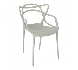 Stolička Lexi sivá insp. Majstrovské kreslo