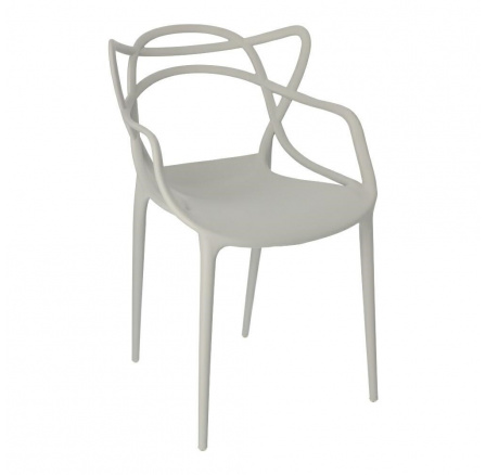 Stolička Lexi sivá insp. Majstrovské kreslo