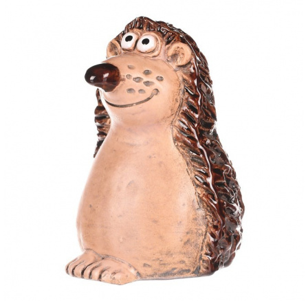 Ježek - zahradní ozdoba na plot, keramika