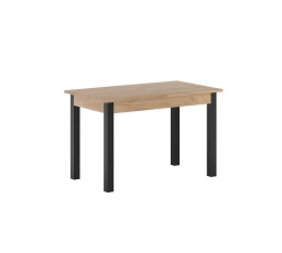 Rozkladací stôl dub zlatý craft/čierny 67x120160 ST22-FXJG