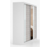 Šatní skriňa MULTI 32 - 233 cm, Biela/Kathult