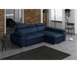 Rohová sedacia súprava Bodie pravá modrá
