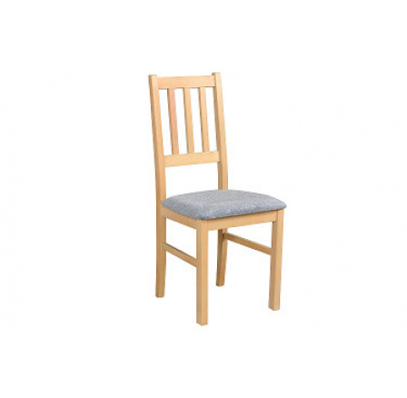 BOSANOVA 4 (BOSS 4) jedálenská stolička drevo dub gandson / drôt č. 17x sivá (Alfa sivá) - kolekcia "DRE" (k150-E)