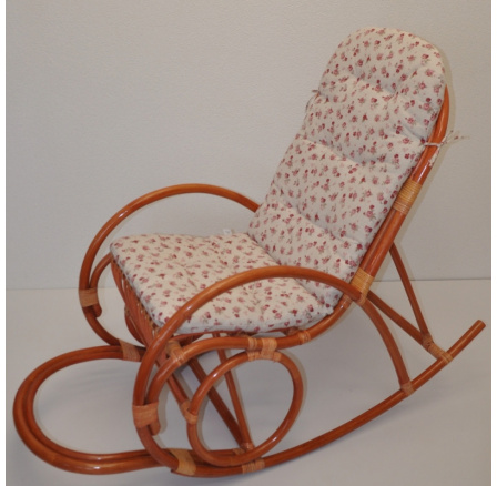 Vankúš UNI pre hojdacie kreslo s motívom ruže