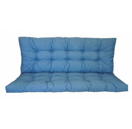 Vankúš na záhradnú hojdačku 120 cm - tyrkysová látka