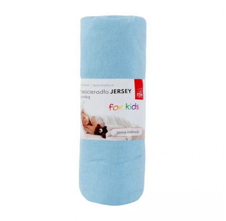 Detská plachta JERSEY modrá - 80 x 160 Detská plachta JERSEY modrá - 80 x 160