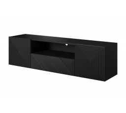 TV komoda Asha, čierny mat