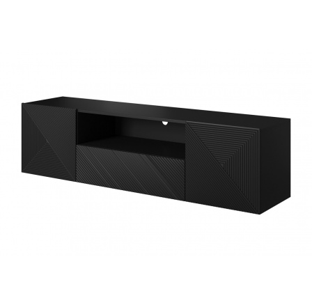 TV komoda Asha, čierny mat