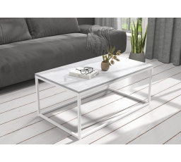 Konferenčný stolík NARISA 100x60 Biela+Betón