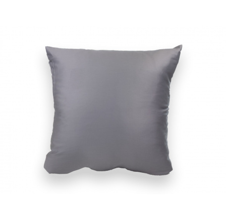 Saténová obliečka na vankúš antracitová 40x40